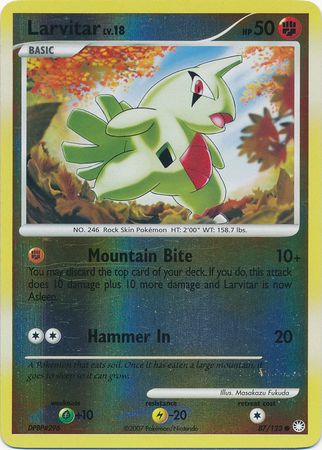 Larvitar (Diamond and Pearl Mysterious Treasures Singles)